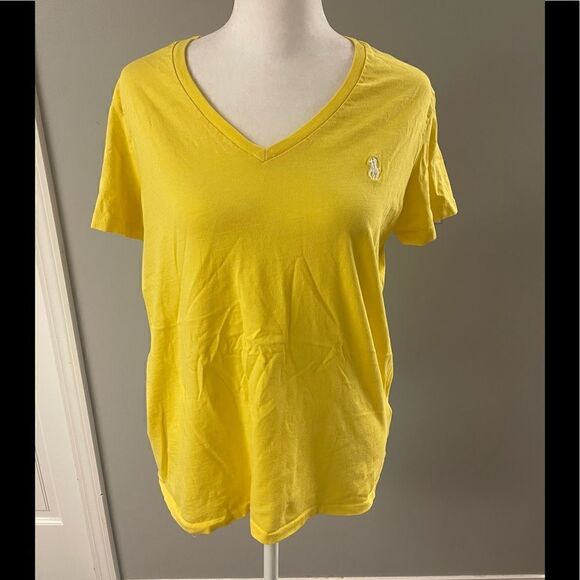 Polo Ralph Lauren t-shirt, women’s extra large, yellow, runs small - Picture 7 of 7